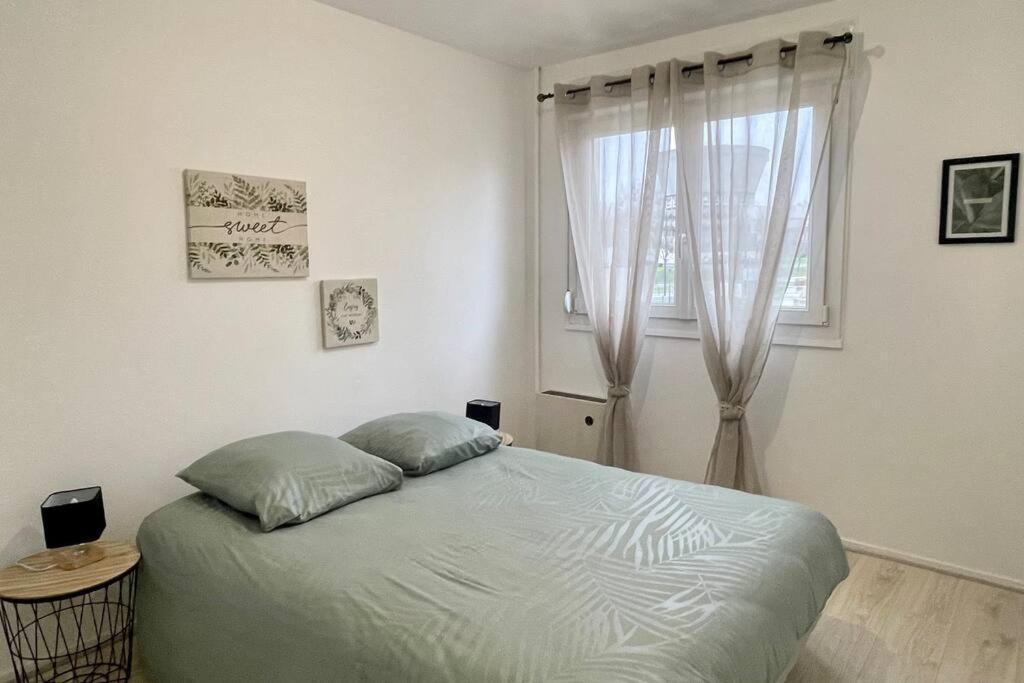 L'Esplanade - Super 3 Pieces Refait A Neuf - Reims Apartment Luaran gambar